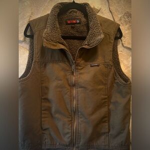 Wolverine Men’s Brown Sherpa Lined Work Vest M